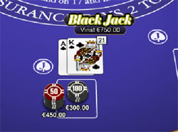 Blackjack bord