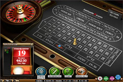 Roulette bord